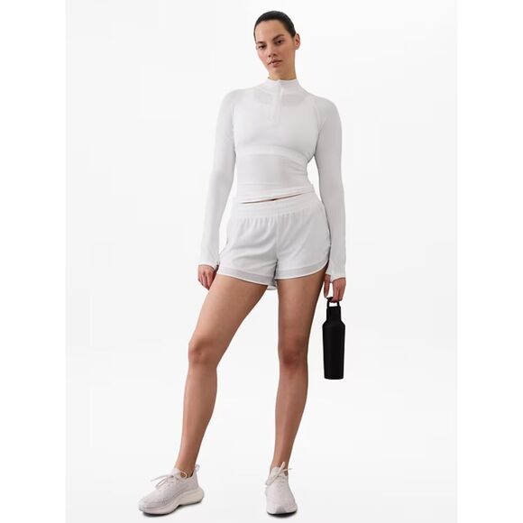 Athleta Mesh‎ Racer Run Mid Rise 4 Short Plus Size 3X NWT - Picture 4 of 7